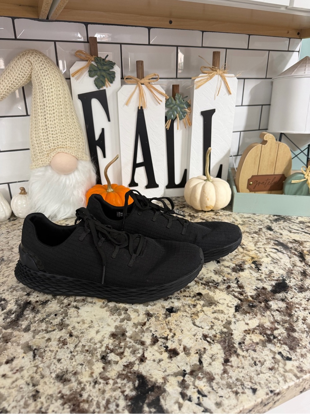 NOBULL All-Black Knit Trainer Sneakers